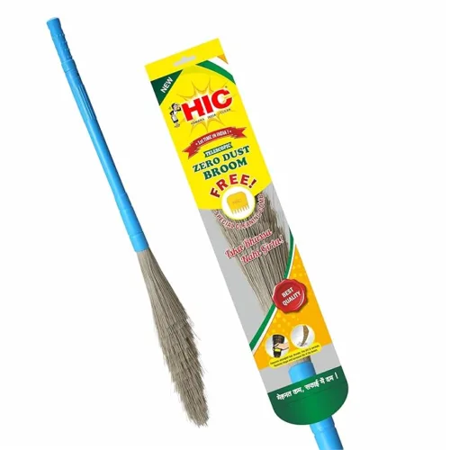 HIC Virgin Plastic and Fiber Zero Dust Broom (Standard)