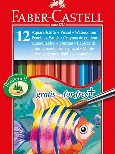 PENCIL - COLOURED-FABER CASTLE-WATER SOLUBLE