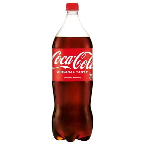 Coca-Cola Original Taste Cola Soft Drink Pet Bottle, 2 Liter