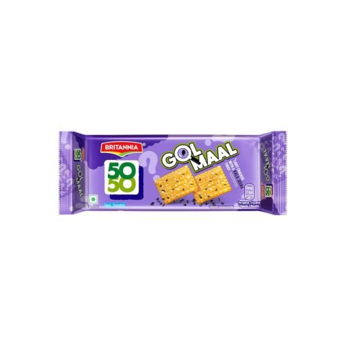 Britannia 50-50 Golmaal Light Crackers with Kaala Jeera Biscuits